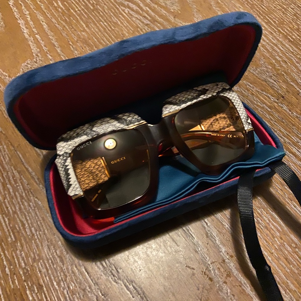Gucci Clear Sunglasses